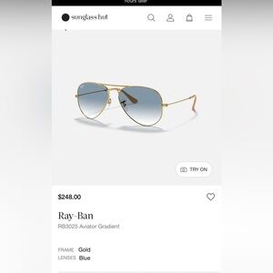 Rayban Aviator Gradient